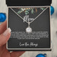 To Mom from Daughter - Mother's Day Necklace - “A Link that Can Never Be Undone” - Eternal Hope Necklace Gift Set - Design Dark 10.2