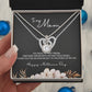 To Mom - Mother's Day Necklace - “You Were My First Friend” - Eternal Hope Necklace Gift Set - Design Dark 5.3