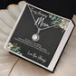 To Mom - Mother's Day Necklace - “You Were My First Friend” - Eternal Hope Necklace Gift Set - Design Dark 5.1