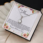 To Mom from Daughter - Mother's Day Necklace - “A Link that Can Never Be Undone” - Eternal Hope Necklace Gift Set - Design Light 10.3