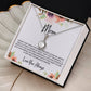 To Mom from Daughter - Mother's Day Necklace - “A Link that Can Never Be Undone” - Eternal Hope Necklace Gift Set - Design Light 10.2