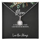 To Mom from Daughter - Mother's Day Necklace - “A True Bond That Can Never Be Broken” - Eternal Hope Necklace Gift Set - Design Dark 1.2