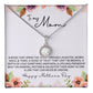 To Mom from Daughter - Mother's Day Necklace - “A Link that Can Never Be Undone” - Eternal Hope Necklace Gift Set - Design Light 10.3