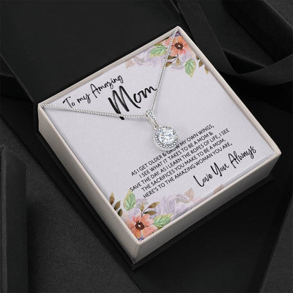 To Mom - Mother's Day Necklace - “You Were My First Friend” - Eternal Hope Necklace Gift Set - Design Light 3.1