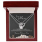 To Mom - Mother's Day Necklace - “You Were My First Friend” - Eternal Hope Necklace Gift Set - Design Dark 5.3