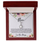 To Mom from Daughter - Mother's Day Necklace - “I’ll Always Be Your Little Girl” - Eternal Hope Necklace Gift Set - Design Light 4.2