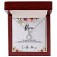 To Mom - Mother's Day Necklace - “You Were My First Friend” - Eternal Hope Necklace Gift Set - Design Light 5.2