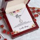 To Mom - Mother's Day Necklace - “You Were My First Friend” - Eternal Hope Necklace Gift Set - Design Light 5.2