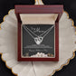 To Mom - Mother's Day Necklace - “You Were My First Friend” - Eternal Hope Necklace Gift Set - Design Dark 5.3