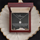 To Mom - Mother's Day Necklace - “I Am So Blessed to Have You As My Mom” - Eternal Hope Necklace Gift Set - Design Dark 10.3