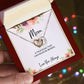 To Mom from Daughter - Mother's Day Necklace - “A True Bond That Can Never Be Broken” - Interlocking Hearts Necklace Gift Set - Design Light 1.2