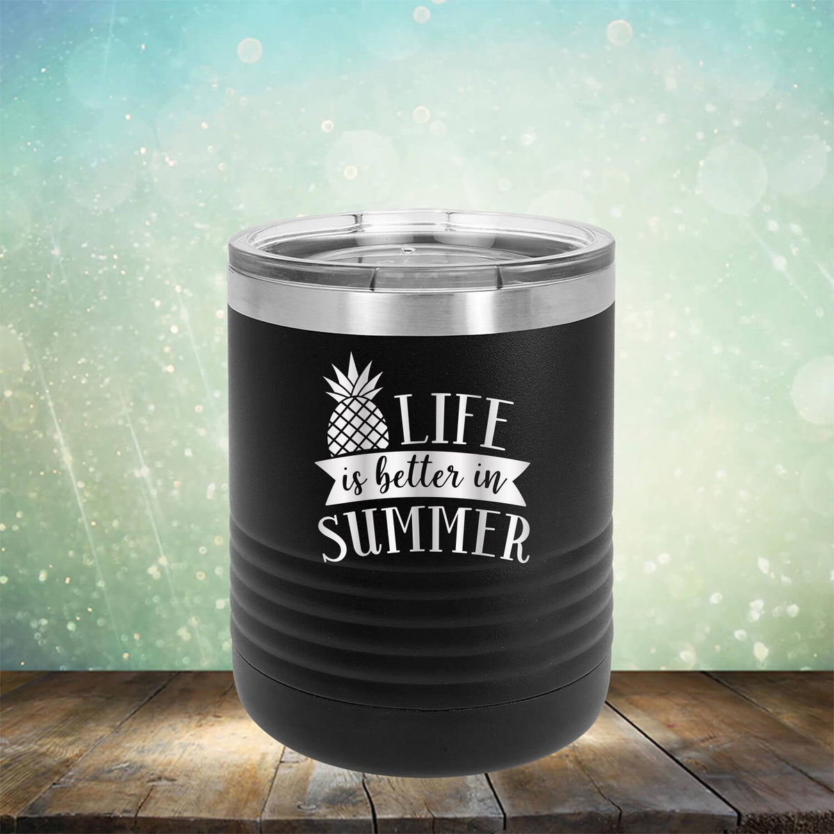 Life is Better in Summer - Laser Etched Tumbler Mug