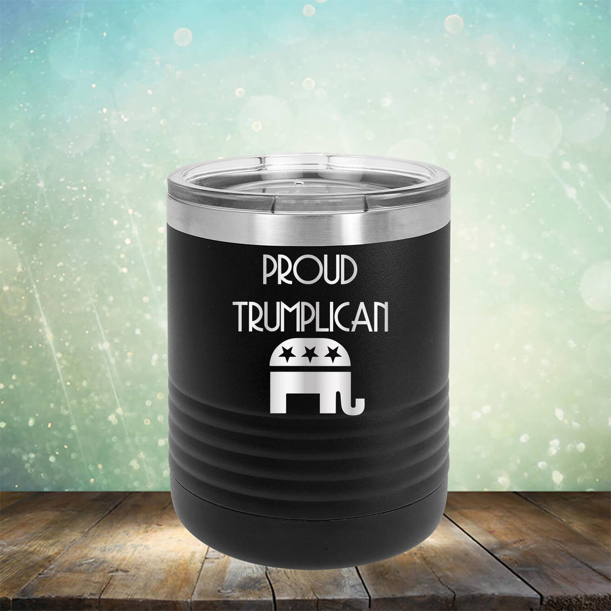 Proud Trumplican Elephant - Laser Etched Tumbler Mug