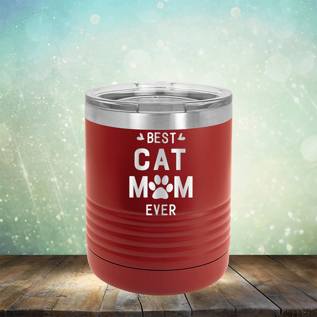 Best Cat Mom Ever - Laser Etched Tumbler Mug