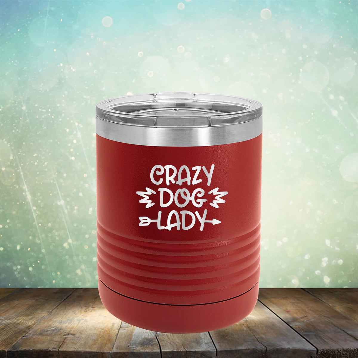 Crazy Dog Lady - Laser Etched Tumbler Mug