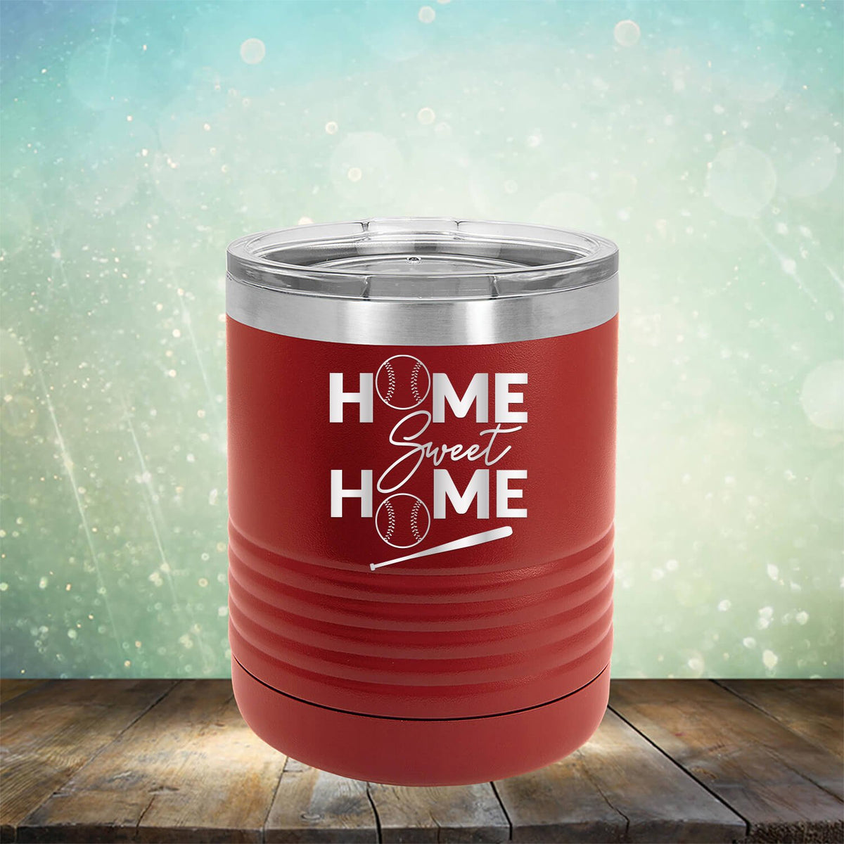 Home Sweet Home Baseball - Laser Etched Tumbler Mug