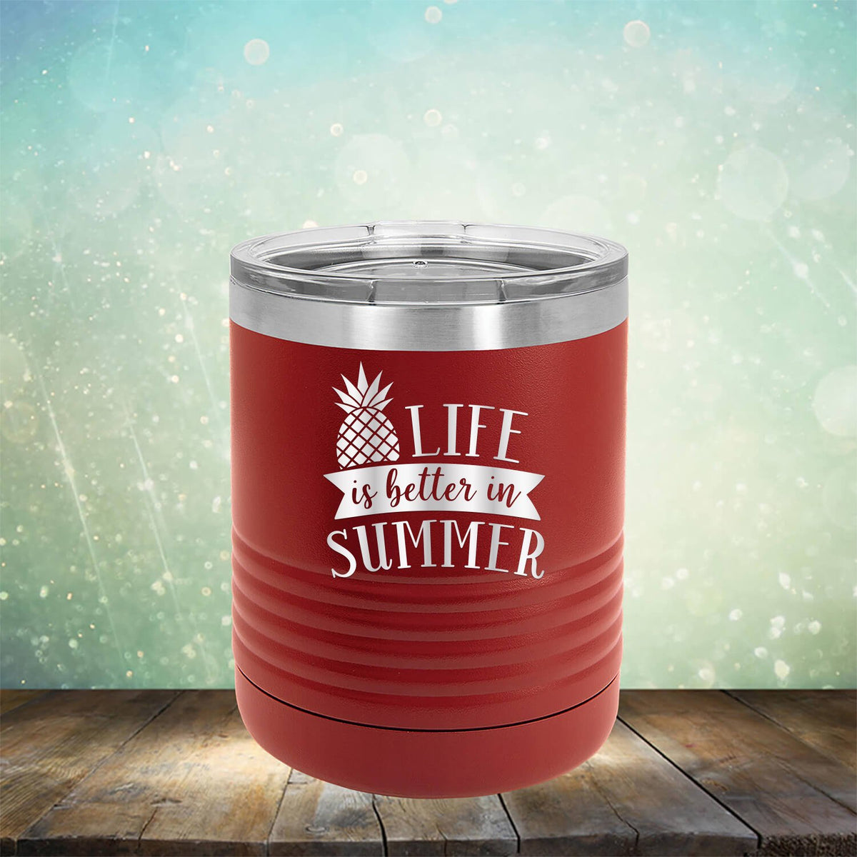 Life is Better in Summer - Laser Etched Tumbler Mug