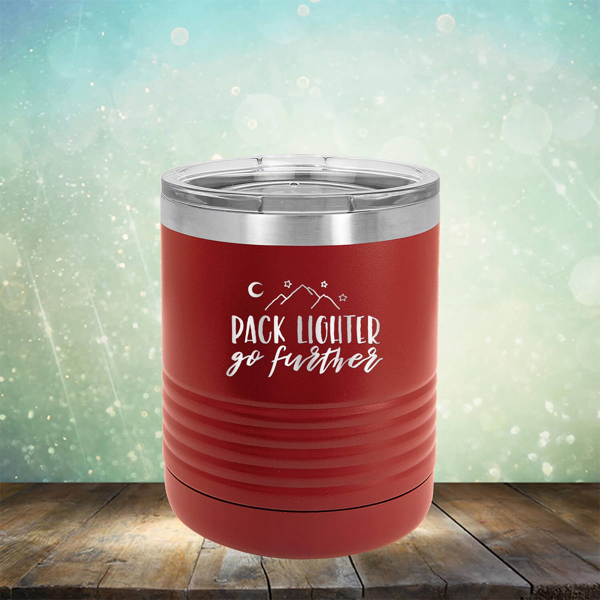 Pack Lighter Go Further - Laser Etched Tumbler Mug