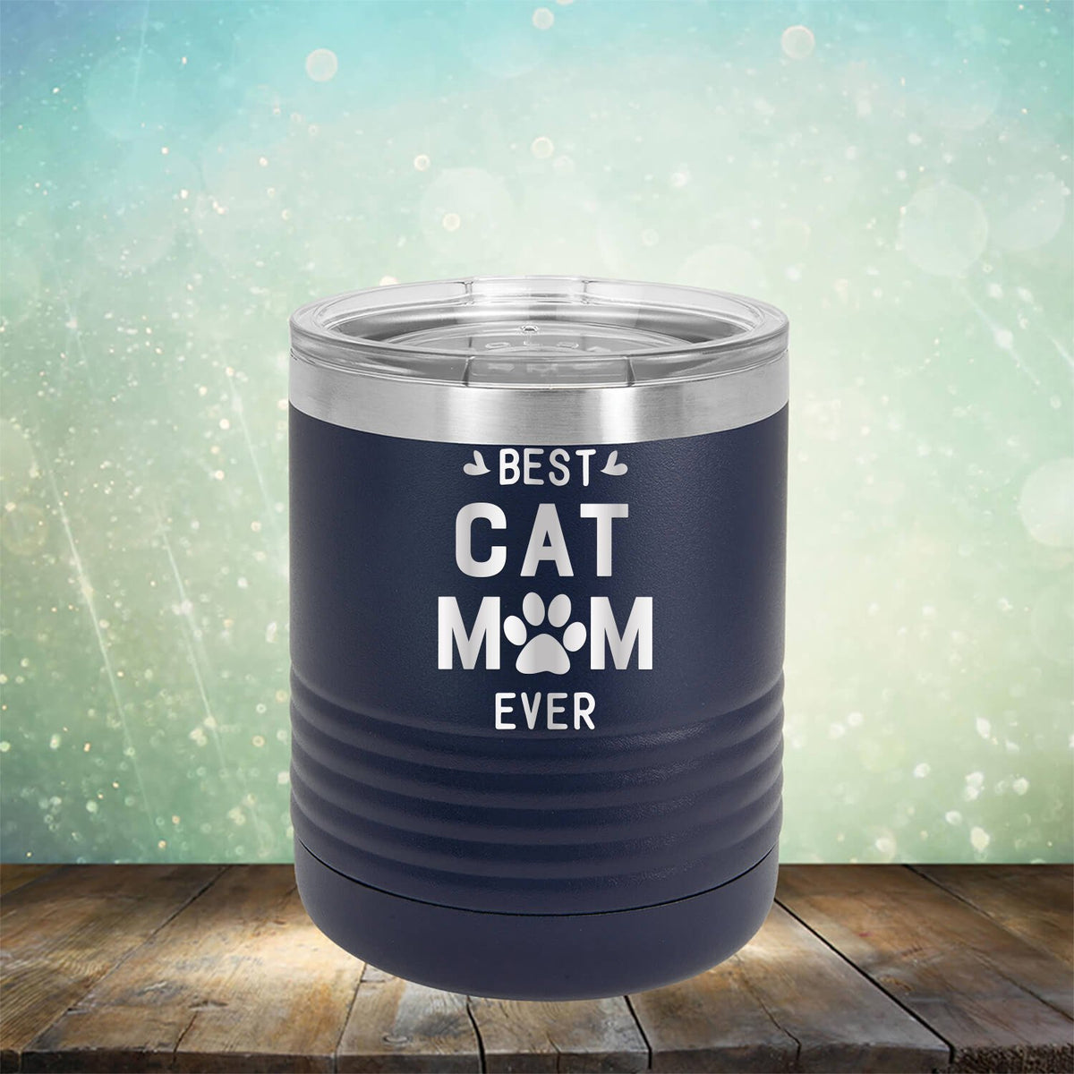 Best Cat Mom Ever - Laser Etched Tumbler Mug