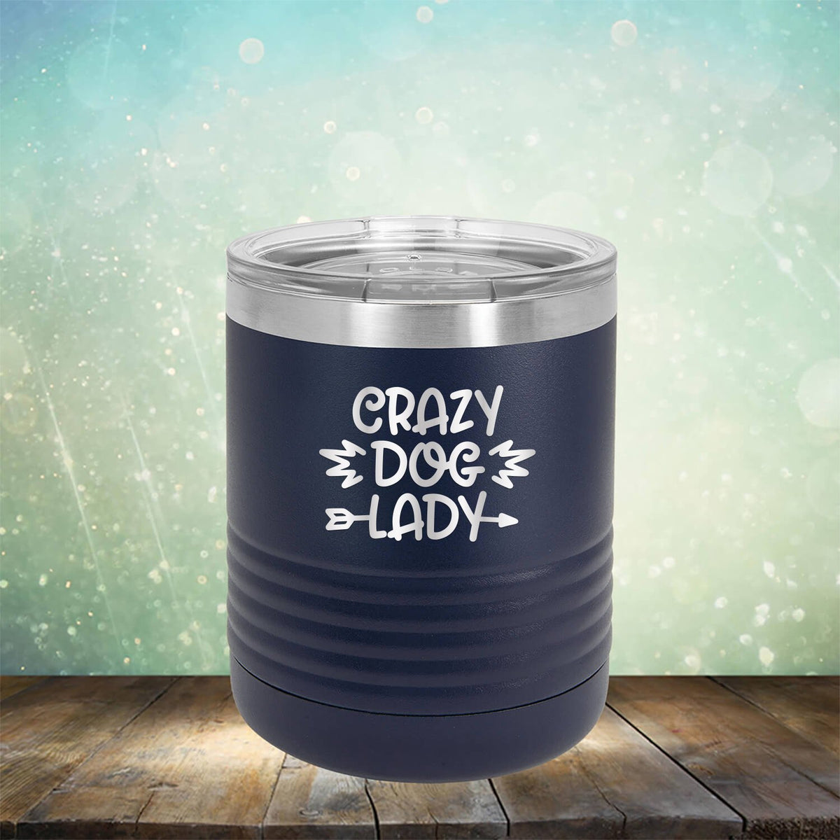 Crazy Dog Lady - Laser Etched Tumbler Mug