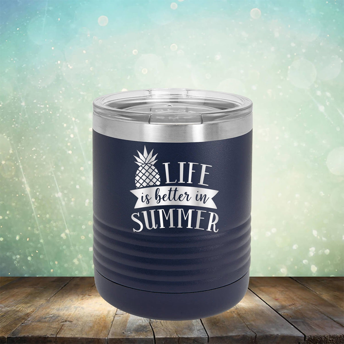 Life is Better in Summer - Laser Etched Tumbler Mug