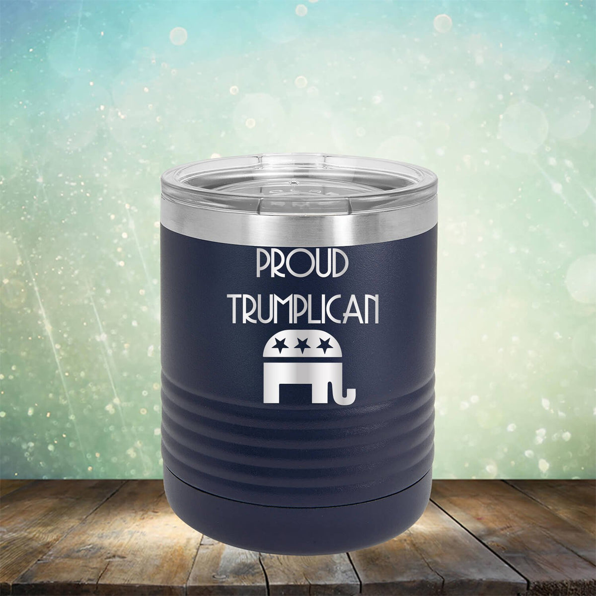 Proud Trumplican Elephant - Laser Etched Tumbler Mug