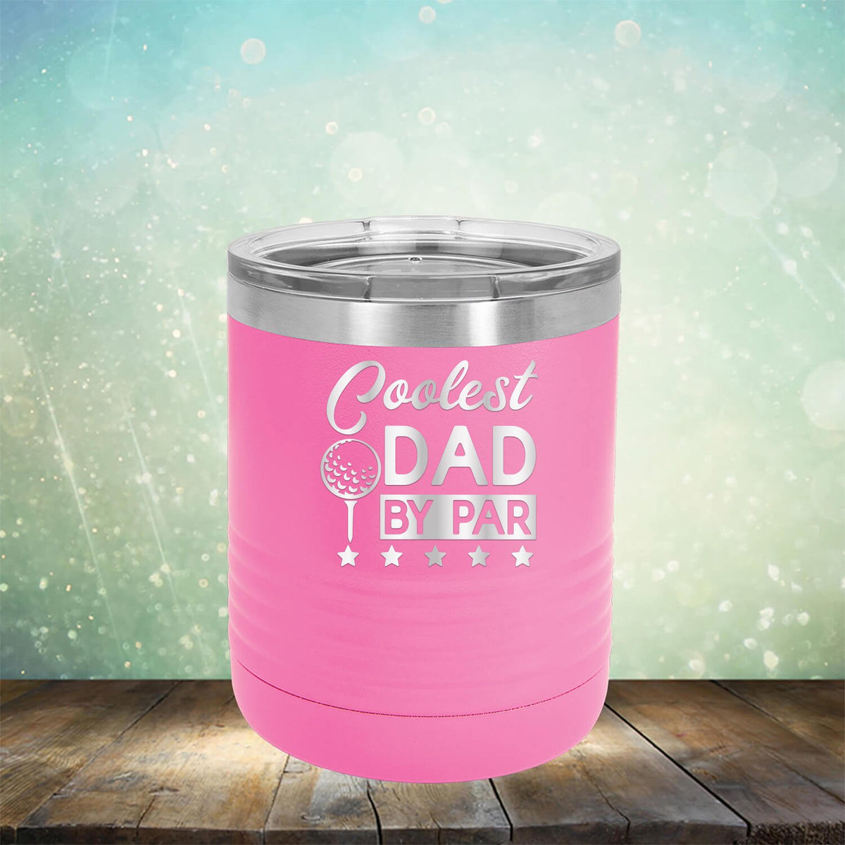 Coolest Dad By Par - Laser Etched Tumbler Mug