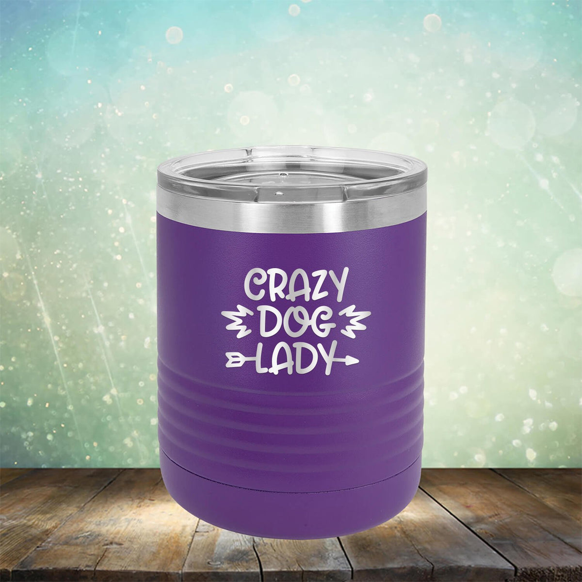 Crazy Dog Lady - Laser Etched Tumbler Mug