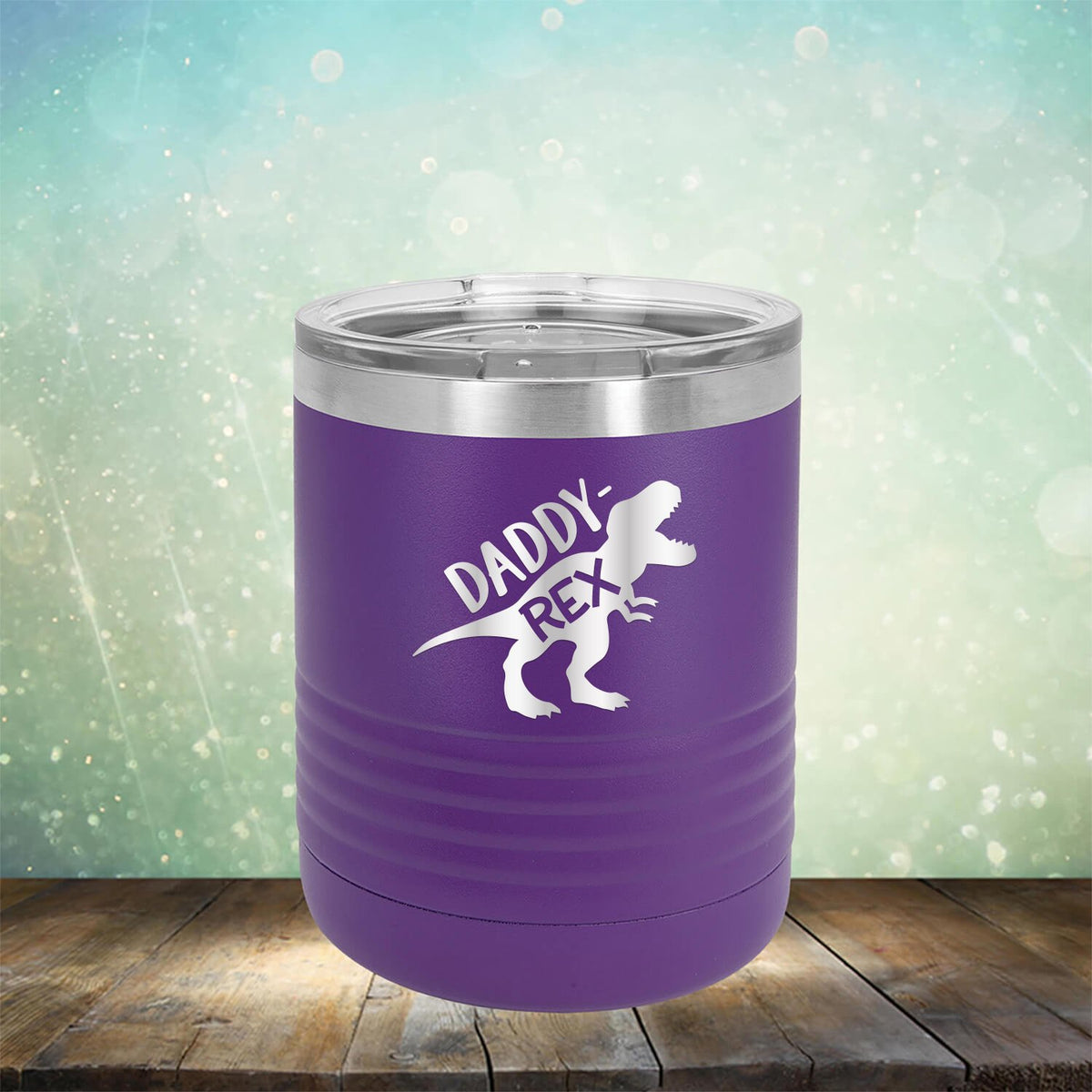 Daddy Rex Dinosaur - Laser Etched Tumbler Mug