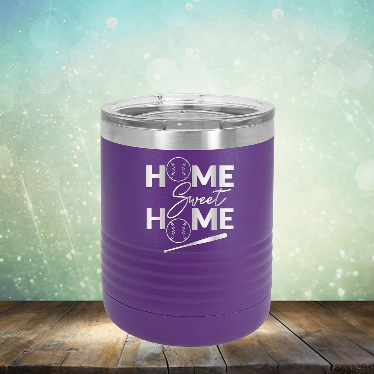 Home Sweet Home Baseball - Laser Etched Tumbler Mug