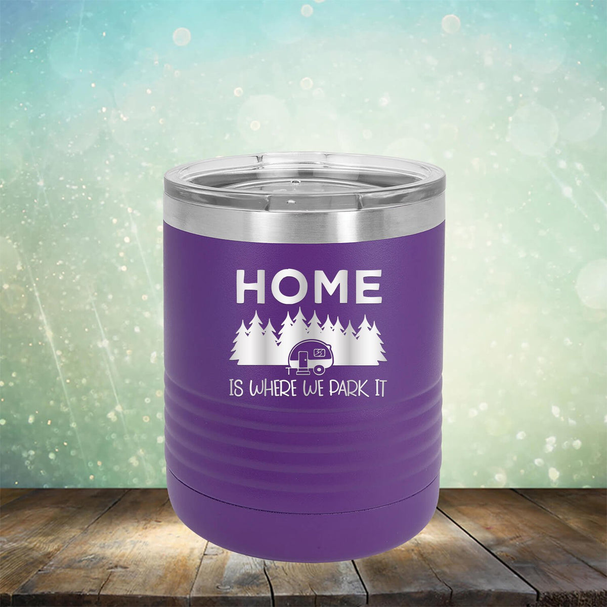 Home Where We Park It - Laser Etched Tumbler Mug
