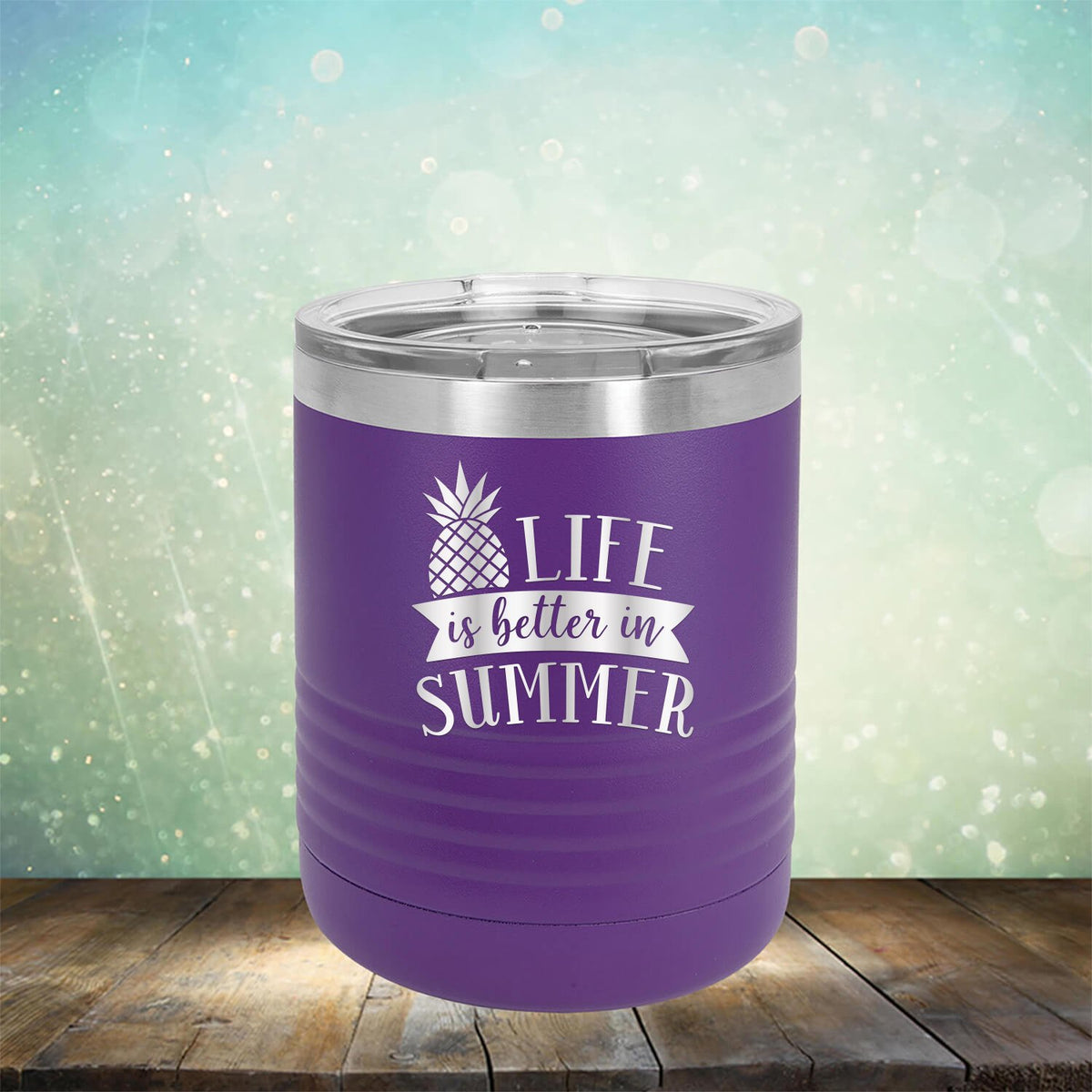 Life is Better in Summer - Laser Etched Tumbler Mug