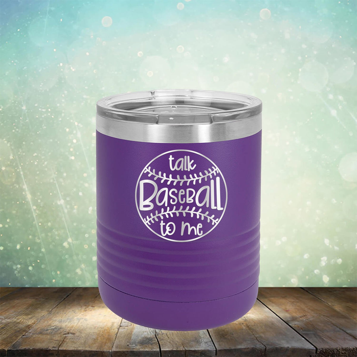 Talk Baseball To Me - Laser Etched Tumbler Mug