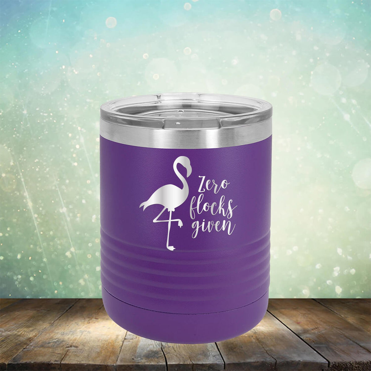 Zero Flocks Given - Laser Etched Tumbler Mug