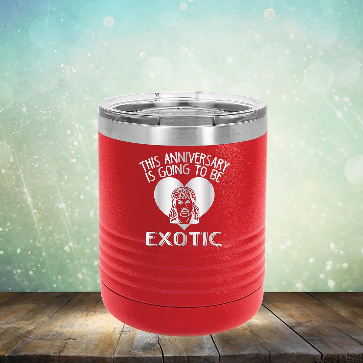 This Anniversary is Going To Be Exotic - Laser Etched Tumbler Mug