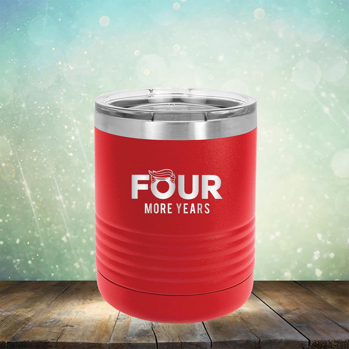 Four More Years Trump - Laser Etched Tumbler Mug