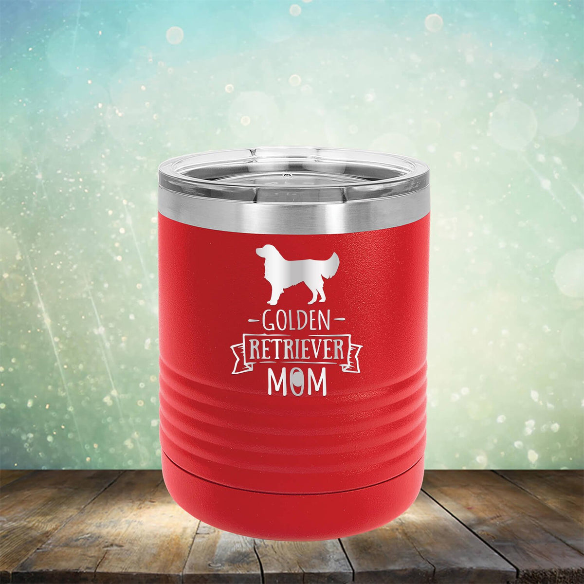 Golden Retriever Mom - Laser Etched Tumbler Mug