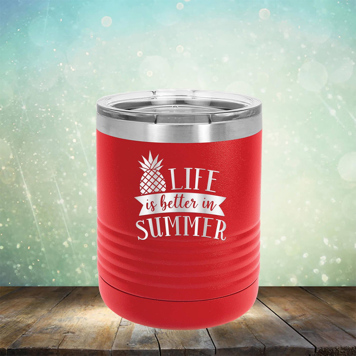 Life is Better in Summer - Laser Etched Tumbler Mug