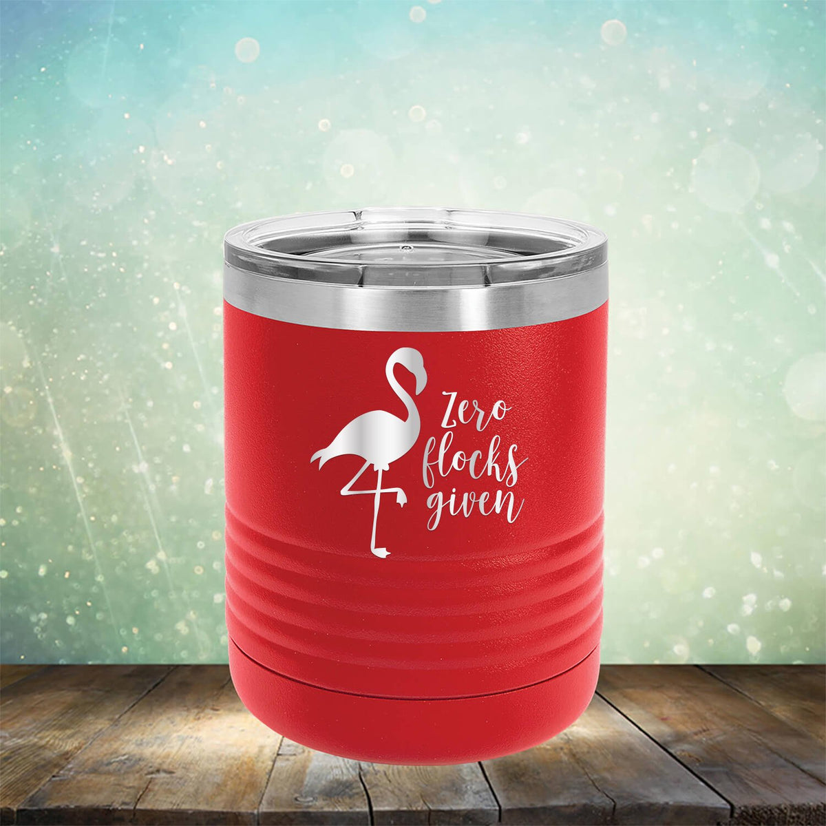 Zero Flocks Given - Laser Etched Tumbler Mug