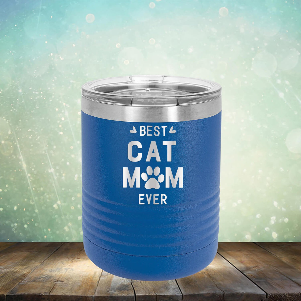 Best Cat Mom Ever - Laser Etched Tumbler Mug