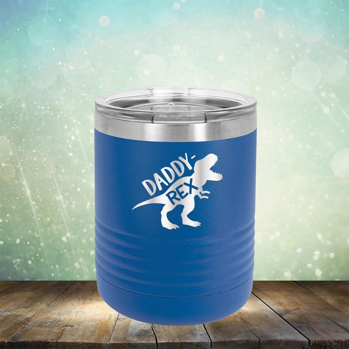 Daddy Rex Dinosaur - Laser Etched Tumbler Mug
