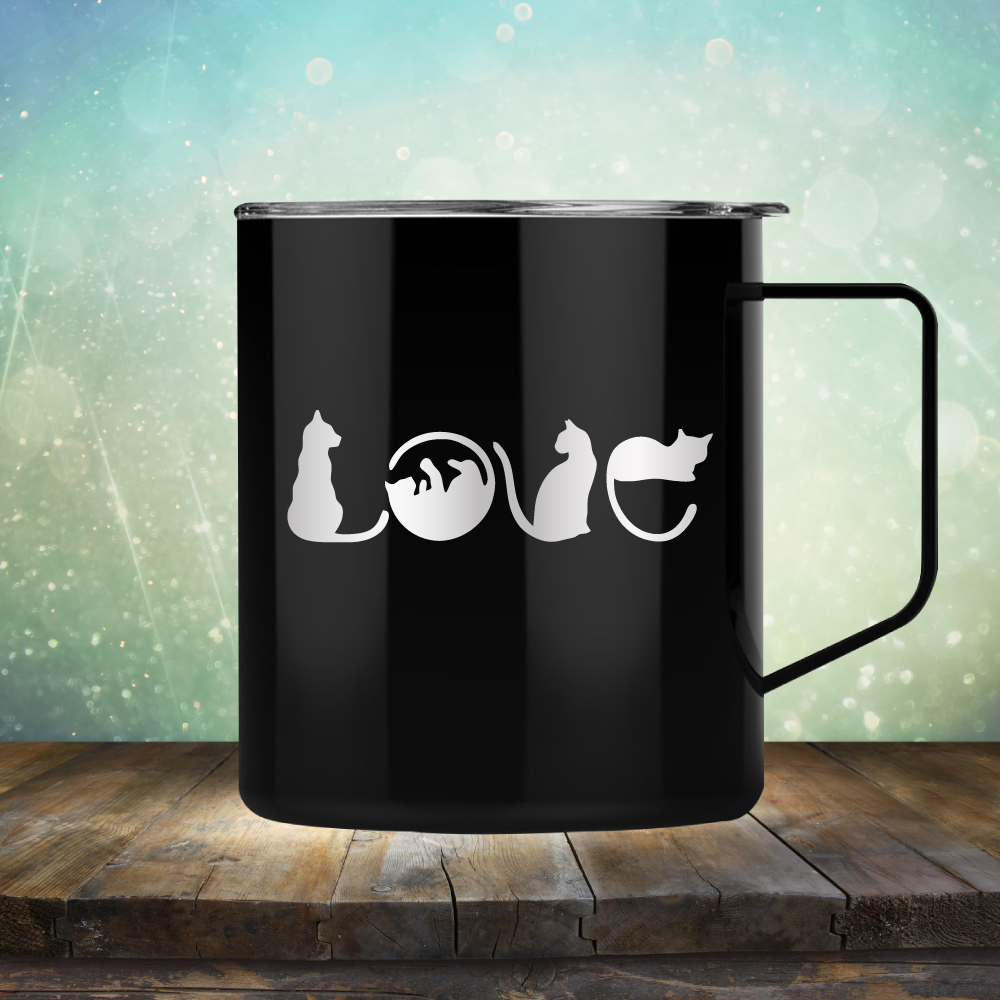 Cat Love - Laser Etched Tumbler Mug