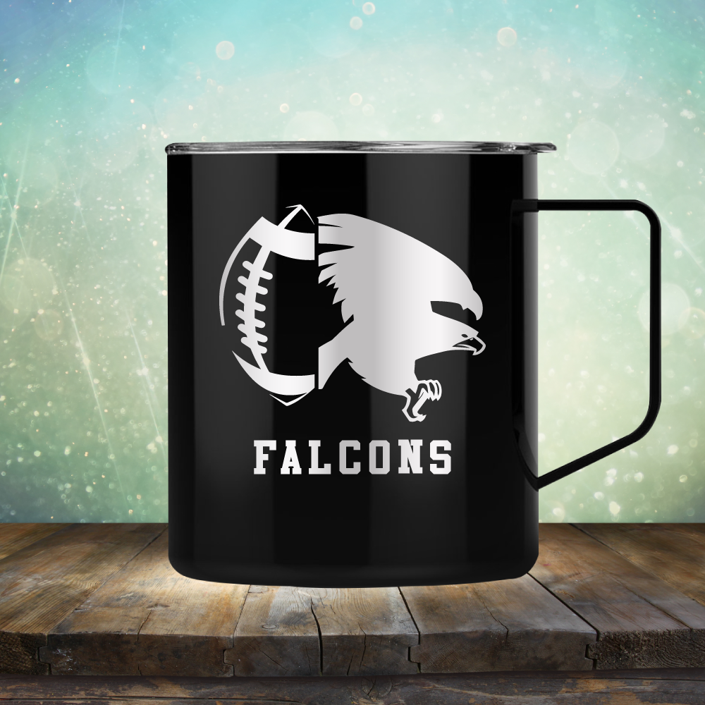 Falcons Football - Laser Etched Tumbler Mug