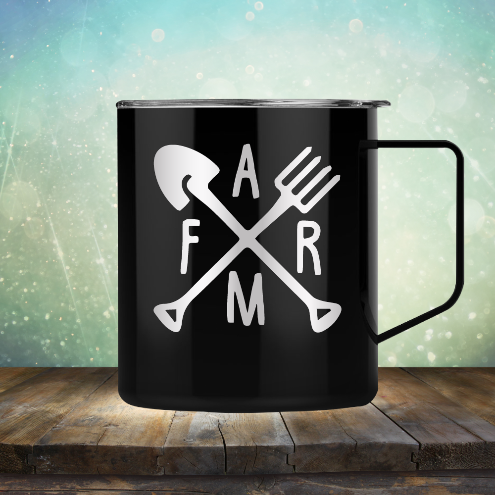 Farm Cross - Laser Etched Tumbler Mug