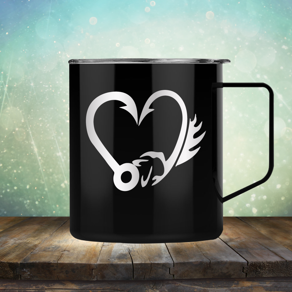 Fish Hook Love - Laser Etched Tumbler Mug