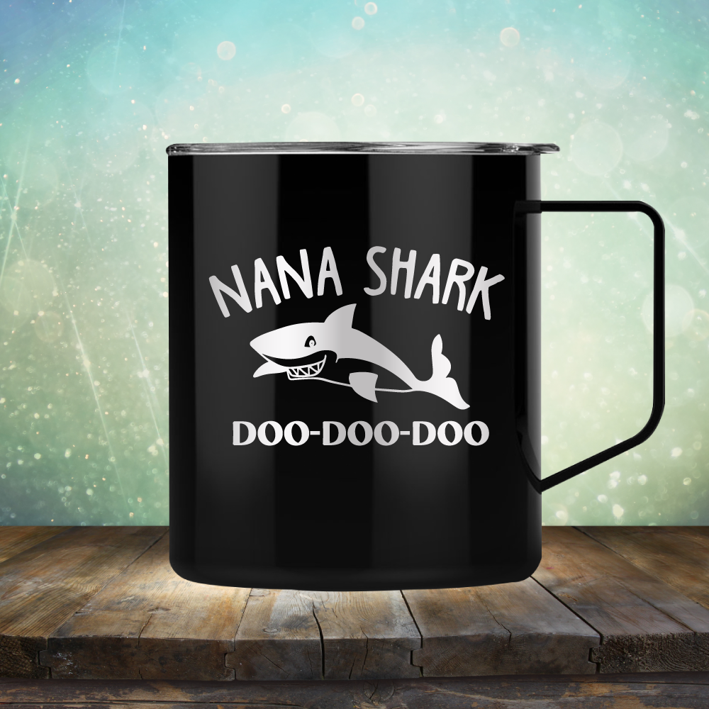 Nana Shark - Laser Etched Tumbler Mug