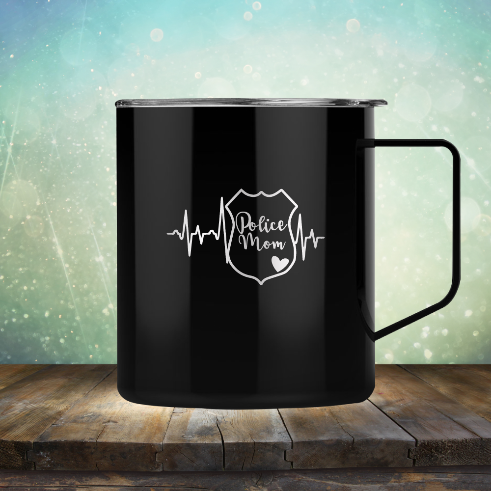 Police Mom - Laser Etched Tumbler Mug