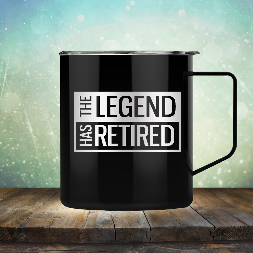 The Legend has Retired - Laser Etched Tumbler Mug