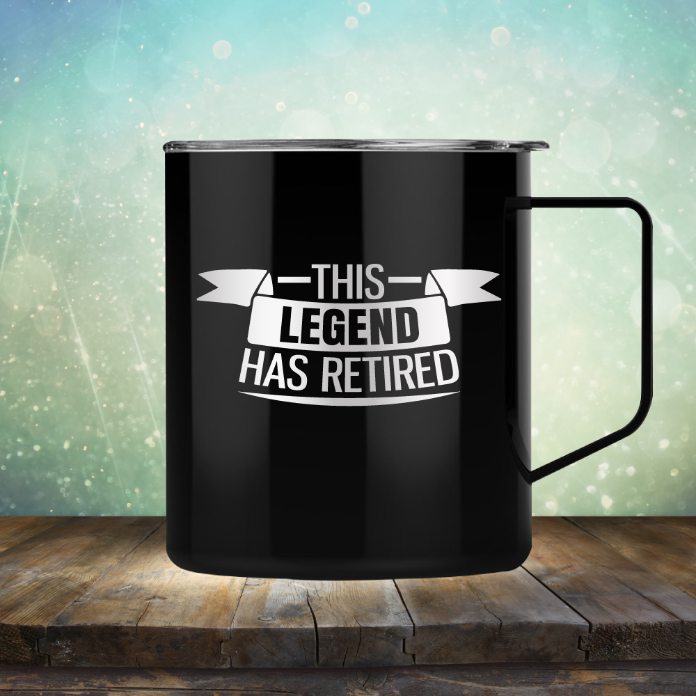 This Legend has Retired - Laser Etched Tumbler Mug
