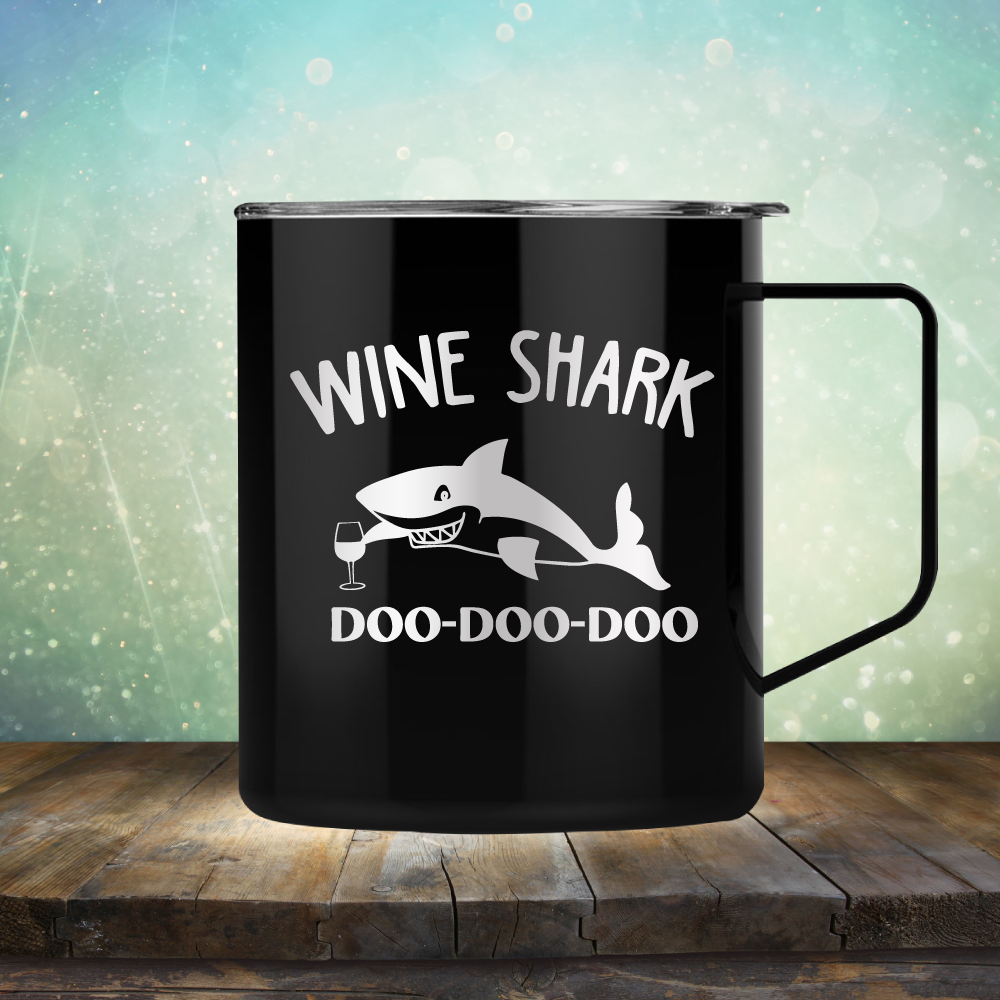 Wine Shark - Laser Etched Tumbler Mug